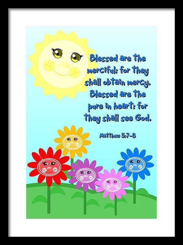 Design #1 - Bible Verse - Art Print Home Decor Wall Art - (frame not included)