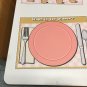 Playdoh Activity Mats - #5-8 Mats for Learning Center - Laminated Mats - Pre K
