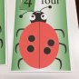 Ladybug's Spots Game Learning Center- Math  - Laminated Mats
