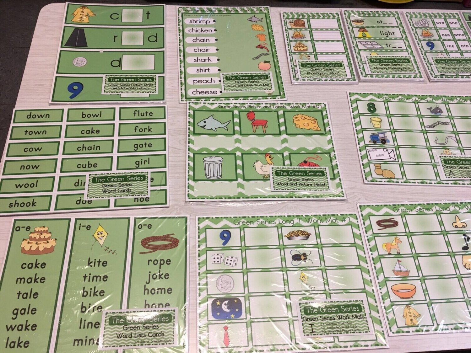 The Green Series - Language Kit - (17) Montessori Materials for Primary Language