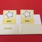 Montessori - Pre-Reading Series - Three Part Cards And Folio - Shapes