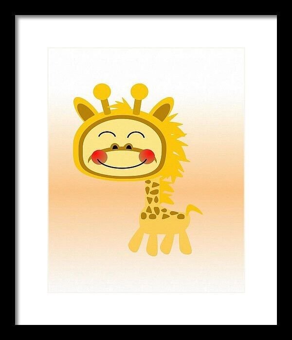 Giraffe - Art Print Home Decor Wall Art -  (frame not included)
