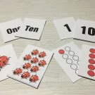 Ladybug Numbers 4 ways - Math -Laminated Cards Set Counting. 1-10 Ladybug Numbers 4 ways - Math -Laminated Cards Set Counting. 1-10