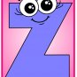 Alphabets Friends- uppercase - Classroom Wall Decor 8.5x11