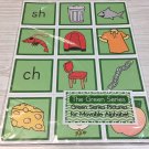 The Green Series - Pictures For Movable Alphabet - Montessori
