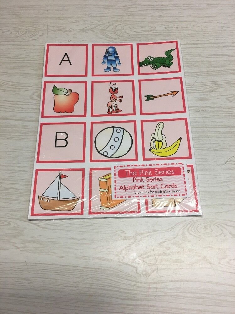 The Pink Series - Alphabet Sort Card (150+ Cards) Montessori