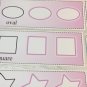 Wipe N Write Shape Trace Cards - Laminated Card - Pre-school- Kindergarten