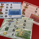 Initial, medial & ending - Set of 18 Learning Mats / Cards - Laminated Activity