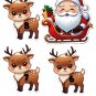 CHRISTMAS BUNDLE - 10 sets FLANNEL BOARD LAMINATED CARDSTOCK DIY *UNCUT *