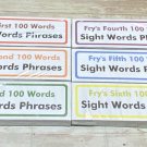 600 - Fry's Phrases First Hundred - Sixth Hundred - Reading - Fry’s Phrase Card
