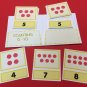 Montessori - Pre-Reading Series - Three Part Cards And Folio - Countng 0-10