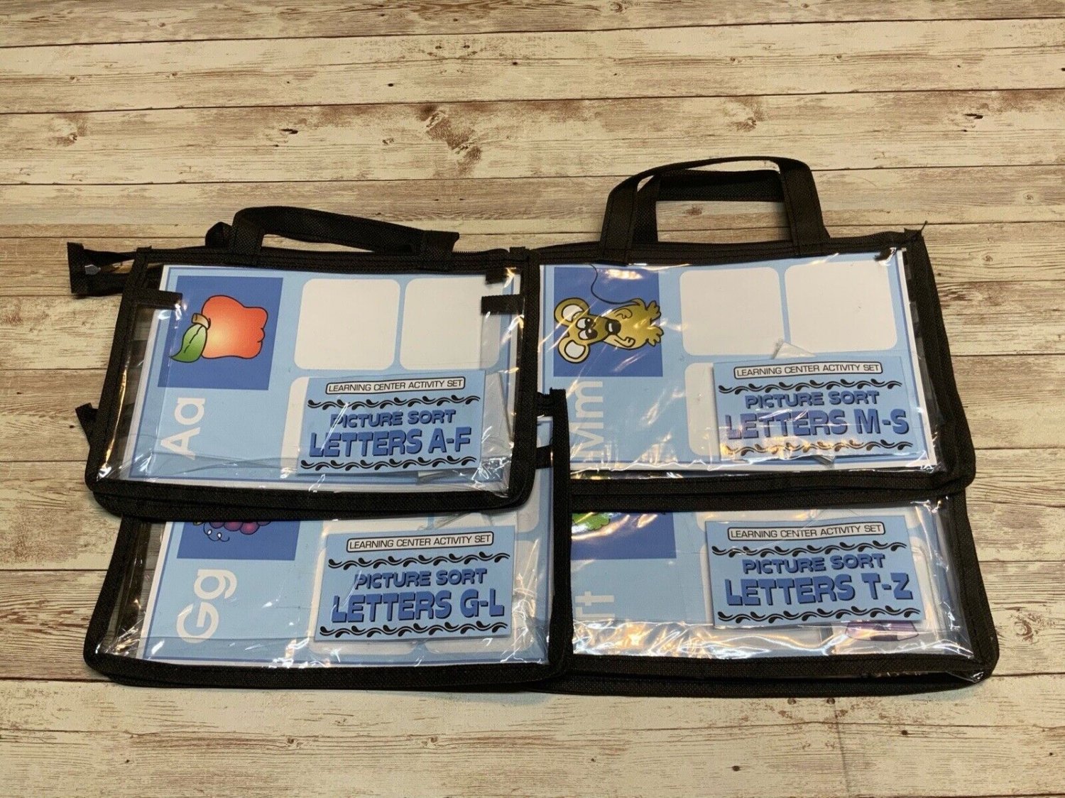 (4)Learning Center Activity Set - A-Z Picture Sorting- Complete
