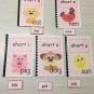 Interactive Learning Books for Children - Short Vowel Set w/60 Laminated Cards