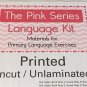 The Pink Series - Language Kit - Montessori Materials- (PRINTED)