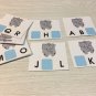 Elephant - Missing Letter Alphabets -Laminated Activity Set - Teaching Supplies