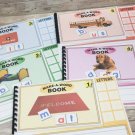 MAKE A WORD - Short Vowel  - w/ letter tiles - Interactive Learning Books BUNDLE
