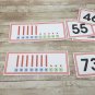 Counting Place Value 2 Digit - 20 Activity Mats & 20 Number Cards - Math Center