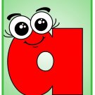 Alphabets Friends- lowercase - Classroom Wall Decor 8.5x11