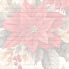 Poinsettia Themed - Lined Stationery Paper (25 Sheets)  8.5 x 11 Premium Paper