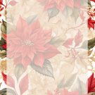 Poinsettia Design 2- Lined Stationery Paper (25 Sheets)  8.5 x 11 Premium Paper