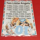 Ten Little Angels - FLANNEL FELT BOARD LAMINATED STORY and PIECES