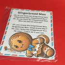 GINGERBREAD MAN - FLANNEL FELT BOARD LAMINATED STORY and PIECES