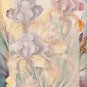 Iris Stationery Set - Watercolor Design - Writing Papers 50 Sheets
