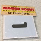 NUMBER COUNT - Flashcards for Preschool 52 Cards- NUMBER  Teaching supplies
