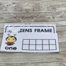 Lady Bug - Themed Learning Centers - Laminated - Tens Frames