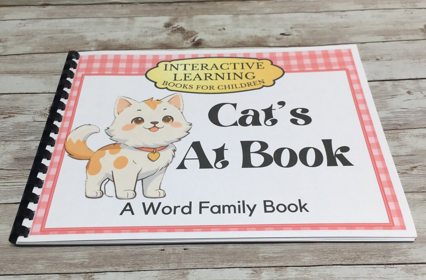 Interactive Learning Books for Children - Cat&acirc;��s At Book