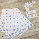 [Set Of 8] Phonics - Letter / Phonemic Sound Tiles Word Building Set