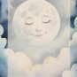 Many Moons - Stationery Set - Watercolor Design - Writing Papers 50 Sheets