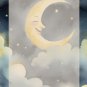 Many Moons - Stationery Set - Watercolor Design - Writing Papers 50 Sheets