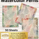 Watercolor Ferns - Stationery - Watercolor Design - Writing Papers 50 Sheets