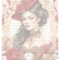 Victorian Elegance 2 Lined Stationery Paper (25 Sheets) 8.5 x 11 Premium Paper