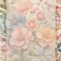 Stationery  Set  - Wildflowers Design - Writing Papers 50 Sheets