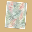 Ferns - Lined Stationery Paper (25 Sheets)  8.5 x 11 Premium Paper