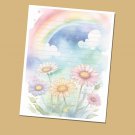 Daisy - Lined Stationery Paper (25 Sheets)  8.5 x 11 Premium Paper