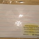 Writing Paper for Kids - Lined Writing Paper - 11X 8.5 in, 20 lb, 25 sheets PreK Writing Paper for Kids - Lined Writing Paper - 11X 8.5 in, 20 lb, 25 sheets PreK