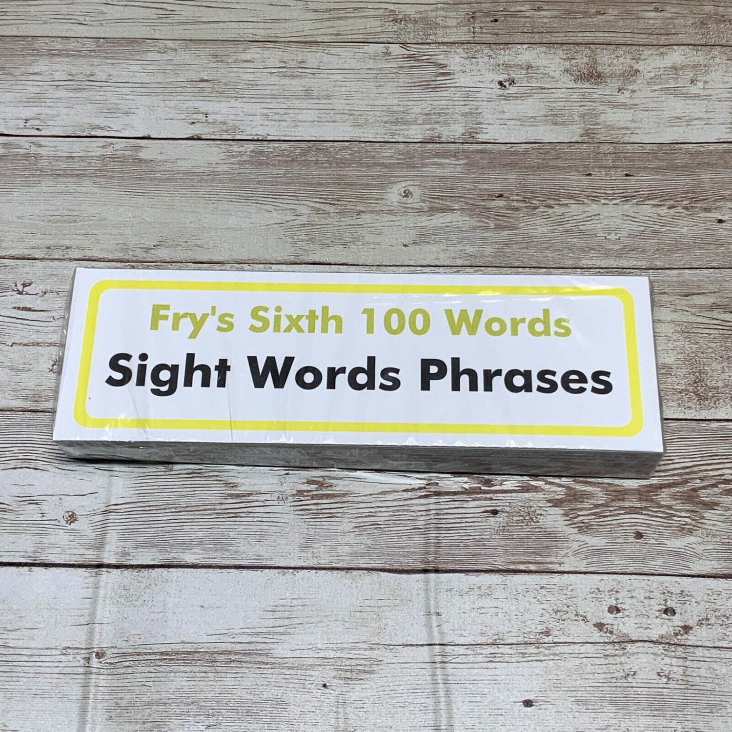 Fry's Sixth Hundred Phrases - Reading - Fry&acirc;��s Phrase Cards - 100  cards