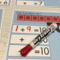 12 Snap Cubes Mats- Learning Center Kit- Math - (12 Laminated Dry Erase Mats )