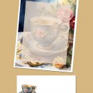 Teacup Blue  - Stationery Set - Lined Writing Paper and Envelopes