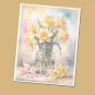 Spring WF#035 - Lined Stationery Paper (25 Sheets) 8.5 x 11 Premium Paper
