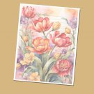 Spring WF#016 - Lined Stationery Paper (25 Sheets)  8.5 x 11 Premium Paper
