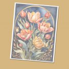 Spring WF#014 - Lined Stationery Paper (25 Sheets)  8.5 x 11 Premium Paper