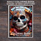 Day Of The Dead Vol 1 - Spiral Bound Adult Coloring Book - Thick Artist Paper