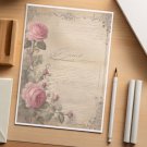 48  Sheets of  Decorative Stationery Paper for Letters , 8.5 x 11 - Roses#06702