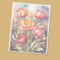 Spring WF#015 - Lined Stationery Paper (25 Sheets) 8.5 x 11 Premium Paper