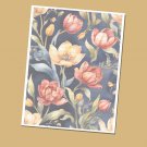 Spring WF#011 - Lined Stationery Paper (25 Sheets)  8.5 x 11 Premium Paper
