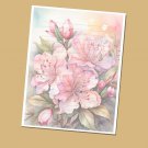 Spring WF#051 - Lined Stationery Paper (25 Sheets)  8.5 x 11 Premium Paper
